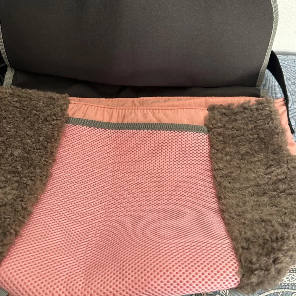 Free People Playoff Sherpa Messenger Bag. NWT